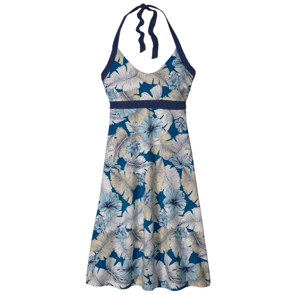 Patagonia Worn Wear Iliana Halter Womens Med Babydoll Floral Boho Y2K Cottage - Picture 1 of 13